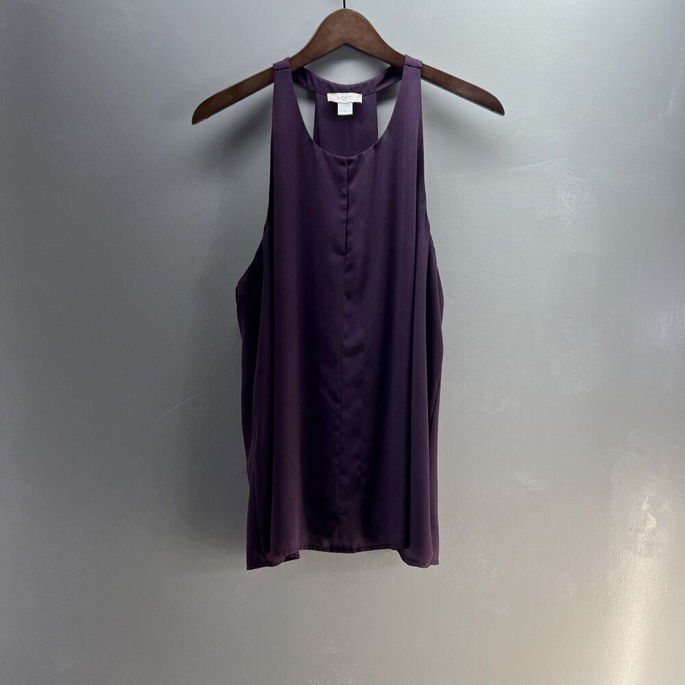 Ann Taylor LOFT Outlet Top Women’s Size XL Pleated Back Sleeveless